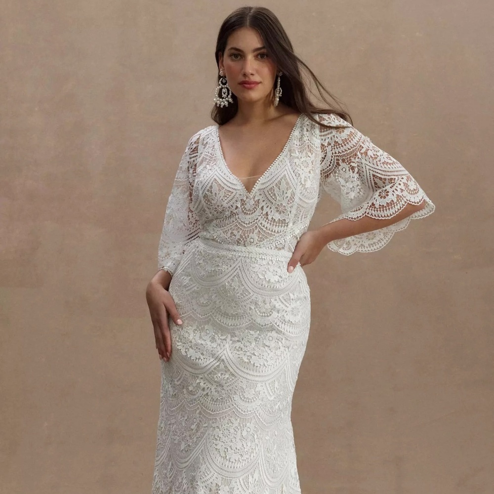 Size 14 Rish "Haleh" Wedding Dress from Anthropologie - Brand New with tags!